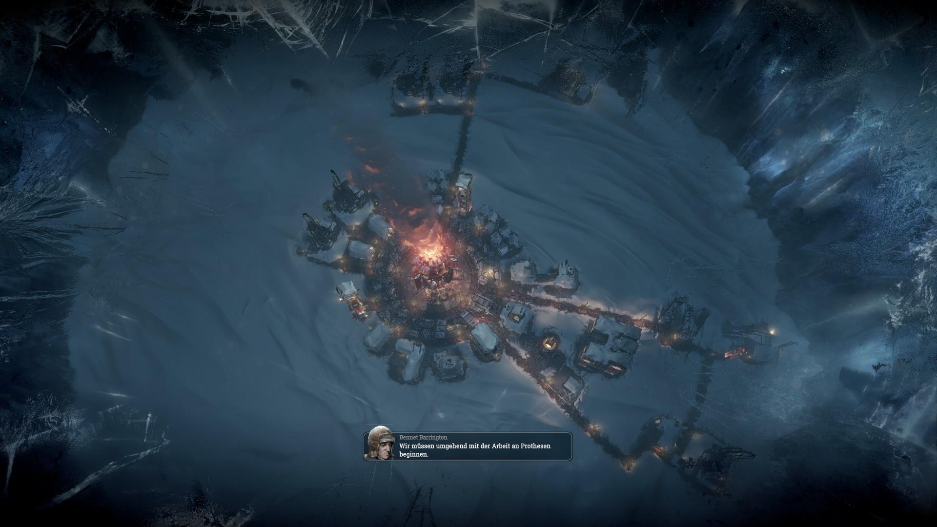 Frostpunk 2 Frostpunk - Spielanfang; junge Siedlung